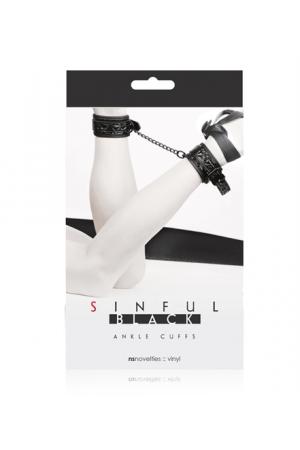 Sinful Ankle Cuffs - Black