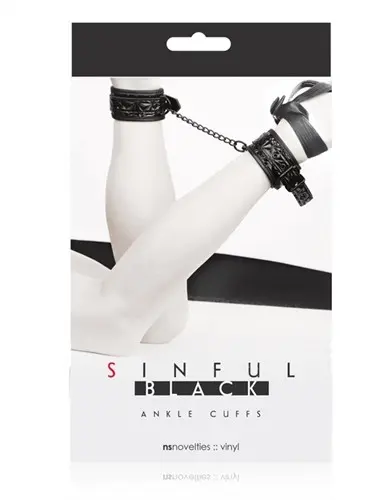 Sinful Ankle Cuffs - Black