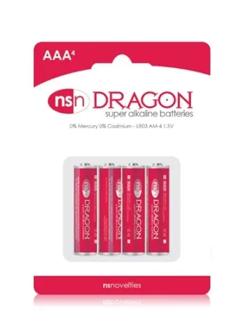 Dragon - Alkaline Batteries - AAA - 4 Pack