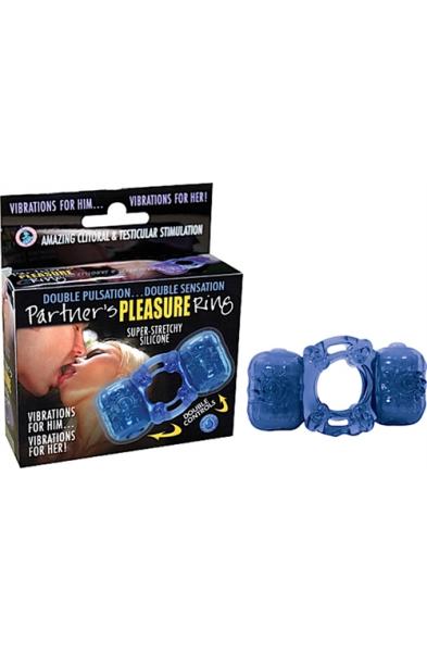 Partners Pleasure Ring - Blue