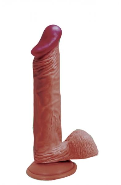 Lifelike Vibrating Latin Knight 8"