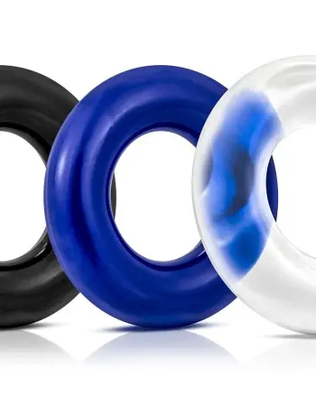 Donut Rings - Assorted Colors - 50 Pieces Display