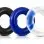 Donut Rings - Assorted Colors - 50 Pieces Display