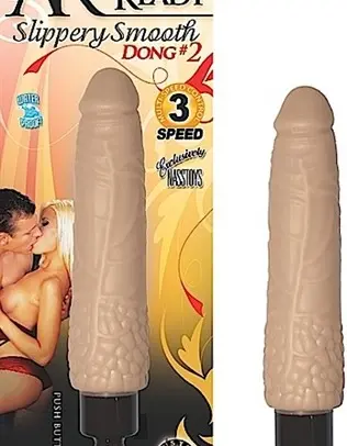 Always Ready Slippery Smooth Dong #2-Flesh
