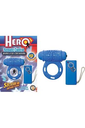 Hero Remote Control Wireless Cockring - Blue