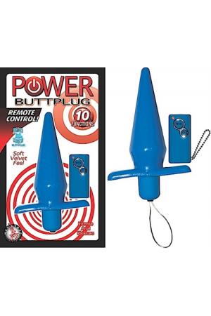 Power Buttplug Remote Control - Blue