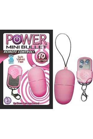 Power Mini Bullet Remote Control - Pink