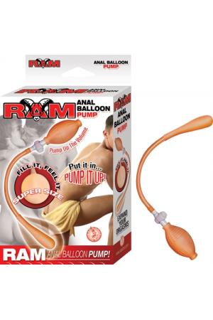 Ram Anal Balloon Pump - Flesh