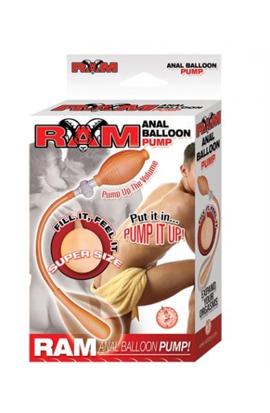 Ram Anal Balloon Pump - Flesh