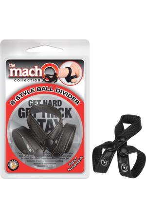 The Macho Collection 8-Style-Ball Divider - Black