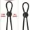 Mack Tuff Adjustable Silicone Cock Tie - Black