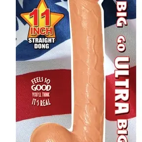 All American Ultra Whoppers 11-Inch Straight Dong - Flesh