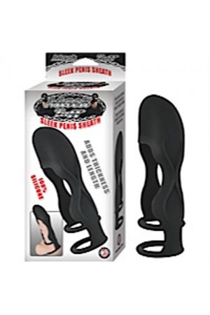 Mack Tuff Sleek Penis Sheath - Black