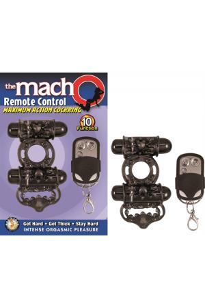 The Macho Remote Control - Cock Ring - Black