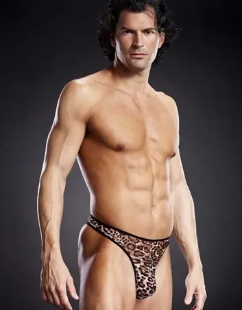 Pro-Mesh G-String - Leopard - Small - Medium