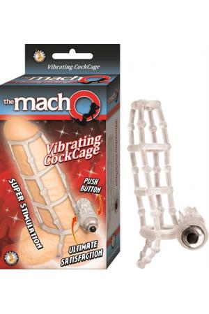 The Macho Vibrating Cockring - Clear