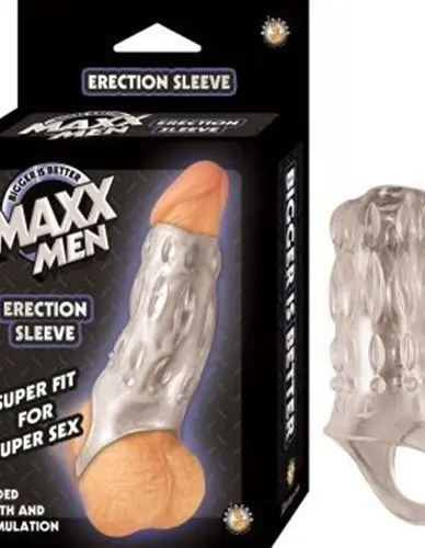 Maxx Men Erection Sleeve - Clear