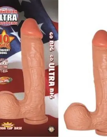 All American Ultra Whoppers - 10 in Straight Dong -Flesh