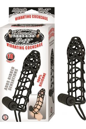 Mack Tuff Vibrating Cockcage - Black