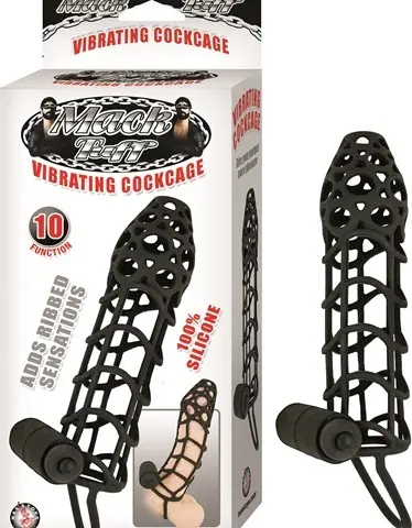 Mack Tuff Vibrating Cockcage - Black