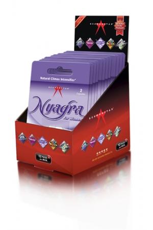 Nyagra Natural Climax Intense - 12 Piece Display - 2 Ct Blister Pack