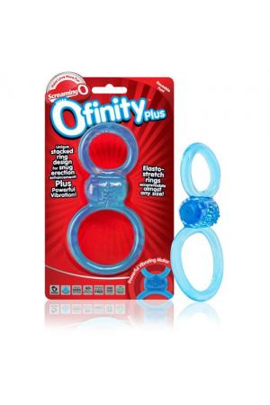 Ofinity Plus - Dual Vibrating Ring - Blue