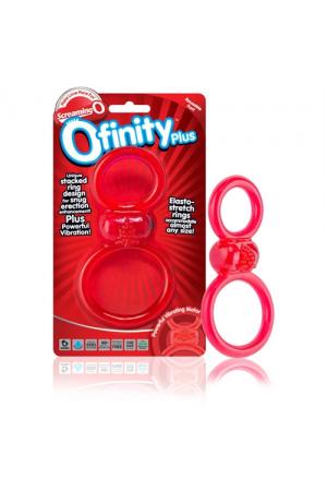 Ofinity Plus - Dual Vibrating Ring - Red