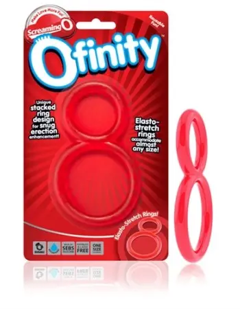 Ofinity Double Ring - Red