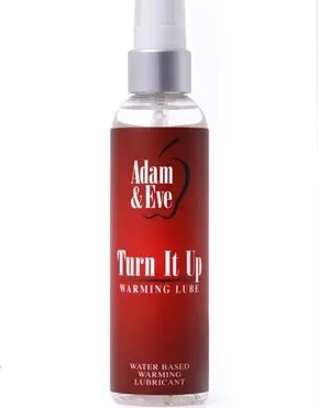 Adam and Eve Turn It Up Warming Lubricant 4 Oz