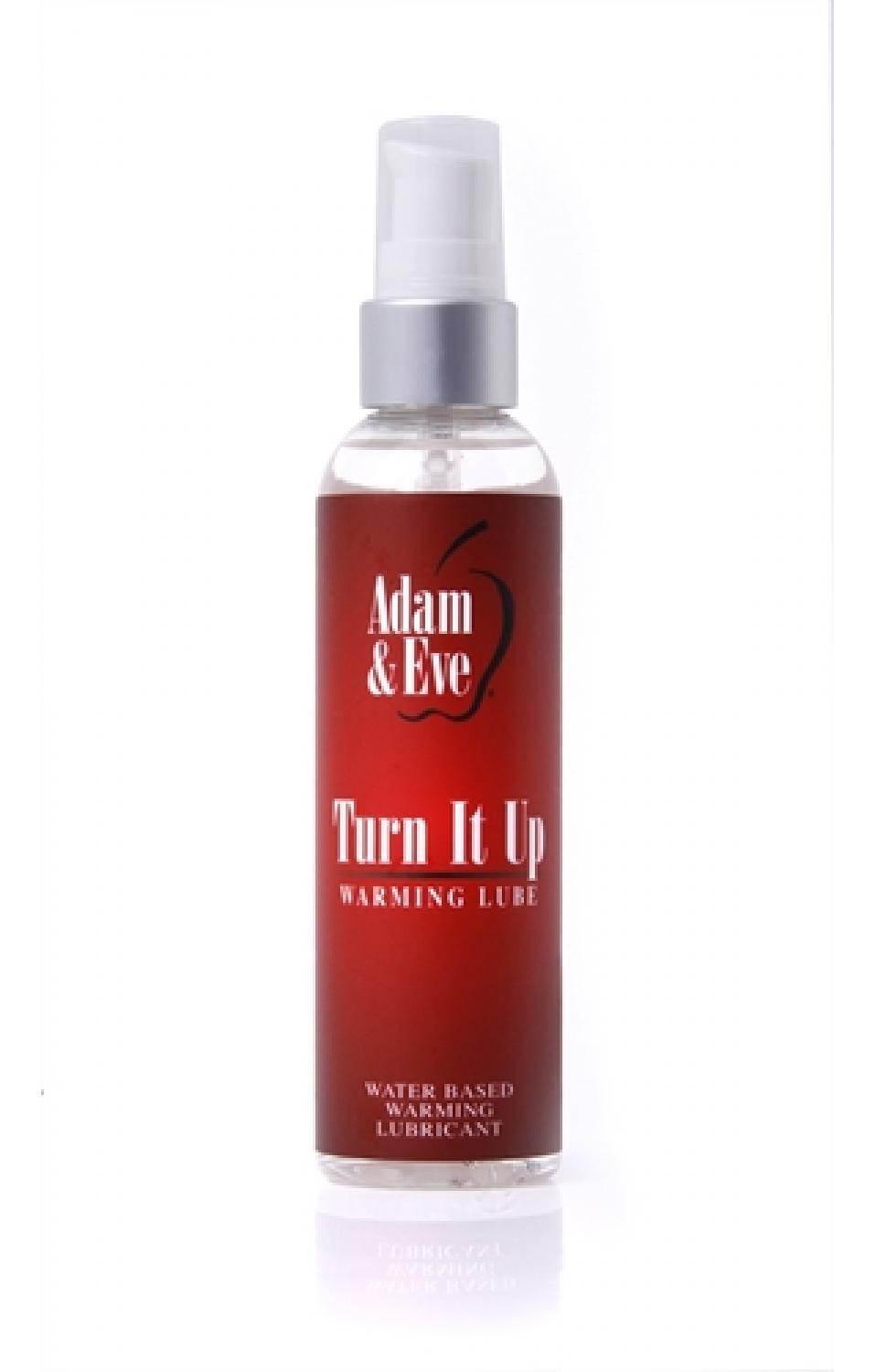 Adam and Eve Turn It Up Warming Lubricant 4 Oz - AE-LQ-7854-2