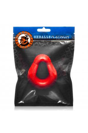 Hung Padded Cockring Oxballs - Red