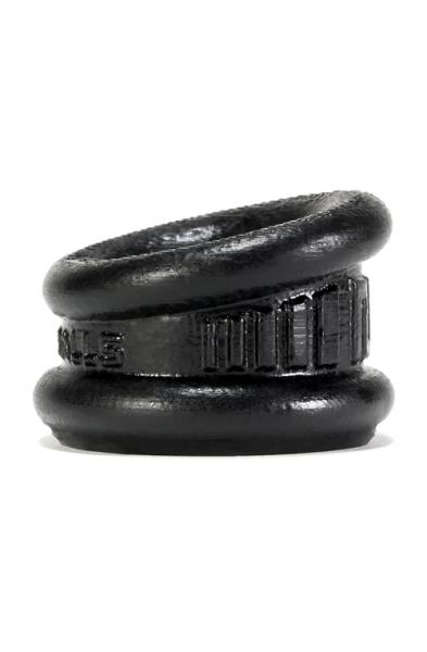 Neo Angle Ballstretcher Squishy Silicone - Black