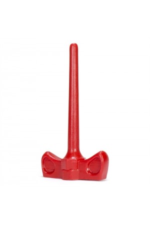 Dick Screws Spike Large Smooth Cockplug - Red