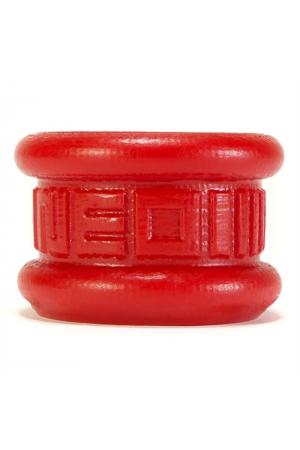 Neo 1.25 Inch Short Ball Stretcher Squishy  Silicone - Red