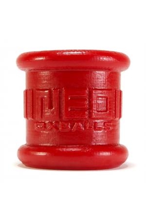 Neo 2 Inch Tall Ball Stretcher Squishy  Silicone - Red