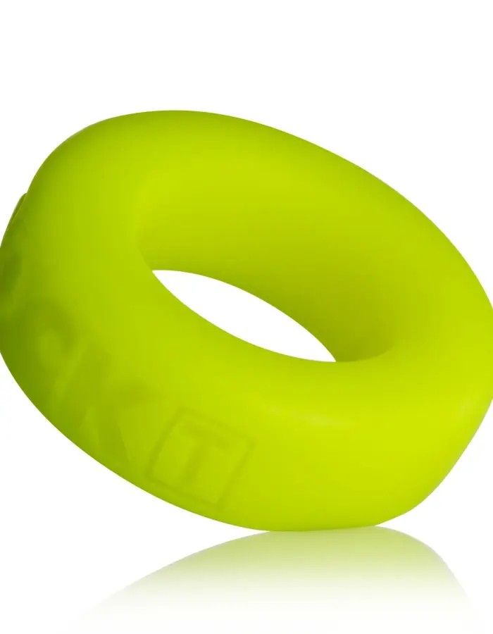 Cock T Comfort Cockring by Atomic Jock - Acid Yellow