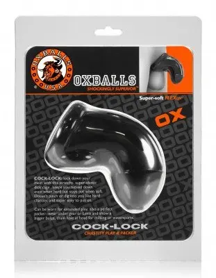 Cock Lock Chastity Sheath Atomic Jock - Black