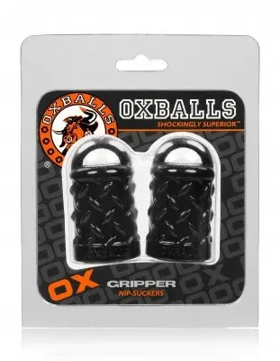 Gripper Nipple Sucker Atomic Jock - Black