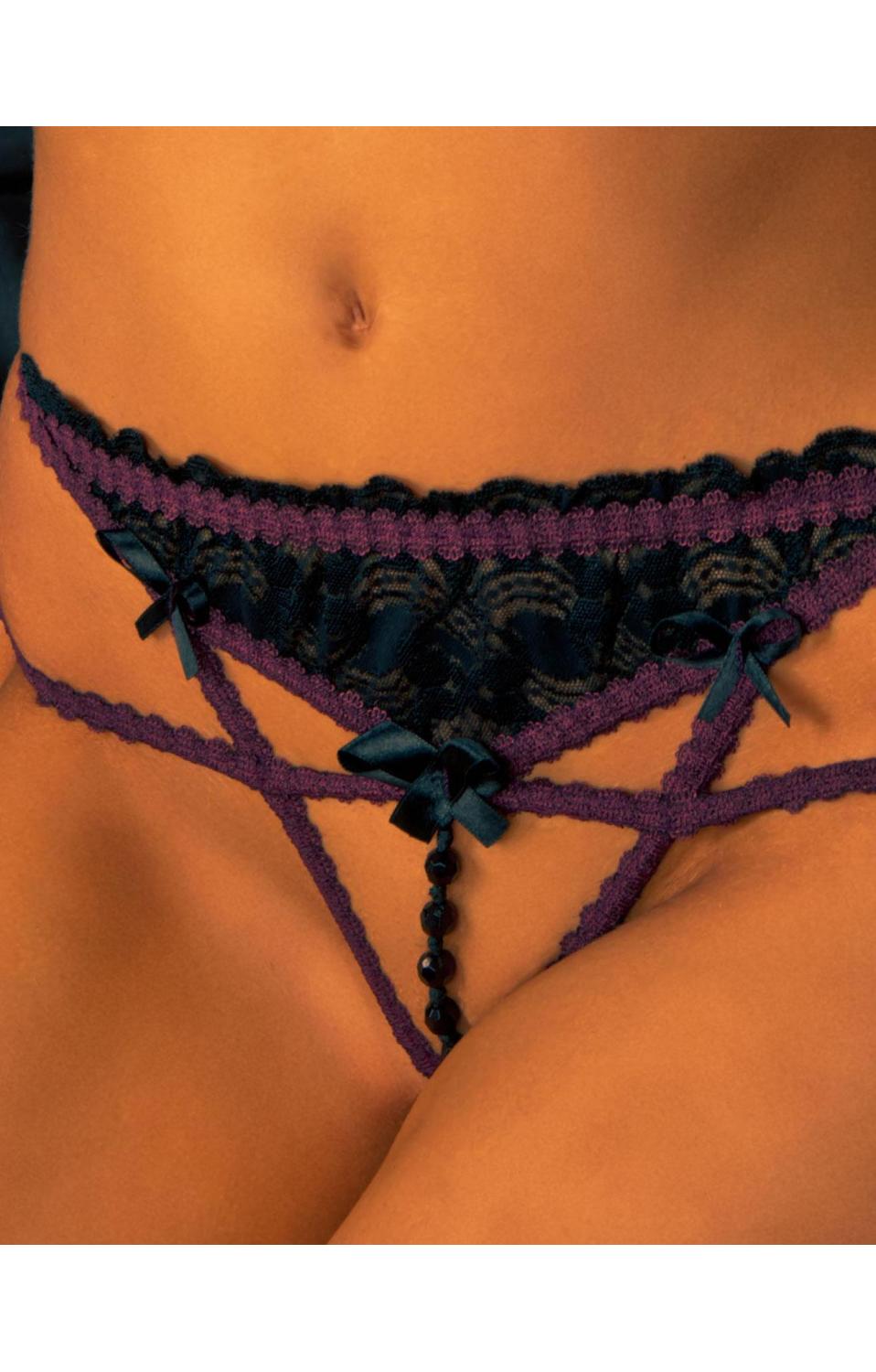 The Other Victorian - Sexy Open Crotch G String Panty