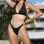 Barcelona Halter Thong Bikini in Onyx