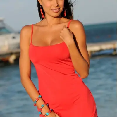 Beach Dress in Red