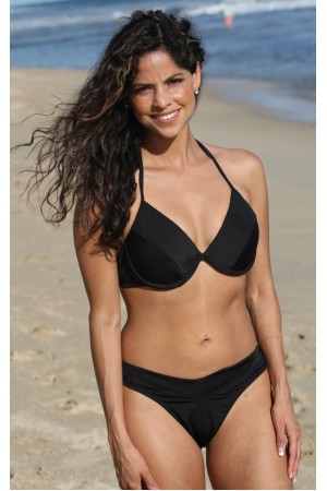 Bahama Underwire Tie Bikini in Black