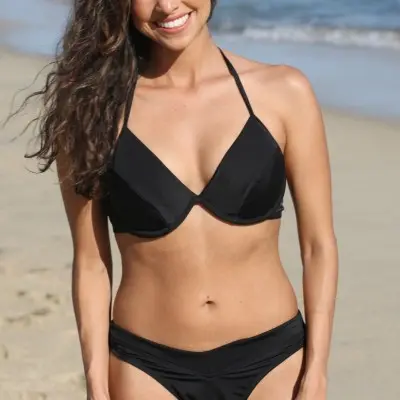 Bahama Underwire Tie Bikini in Black