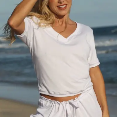 Action Jamas in White