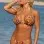 Braided Bikini in New Orleans Gold Lame