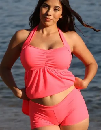 Bahama Mama Tankini in Coral