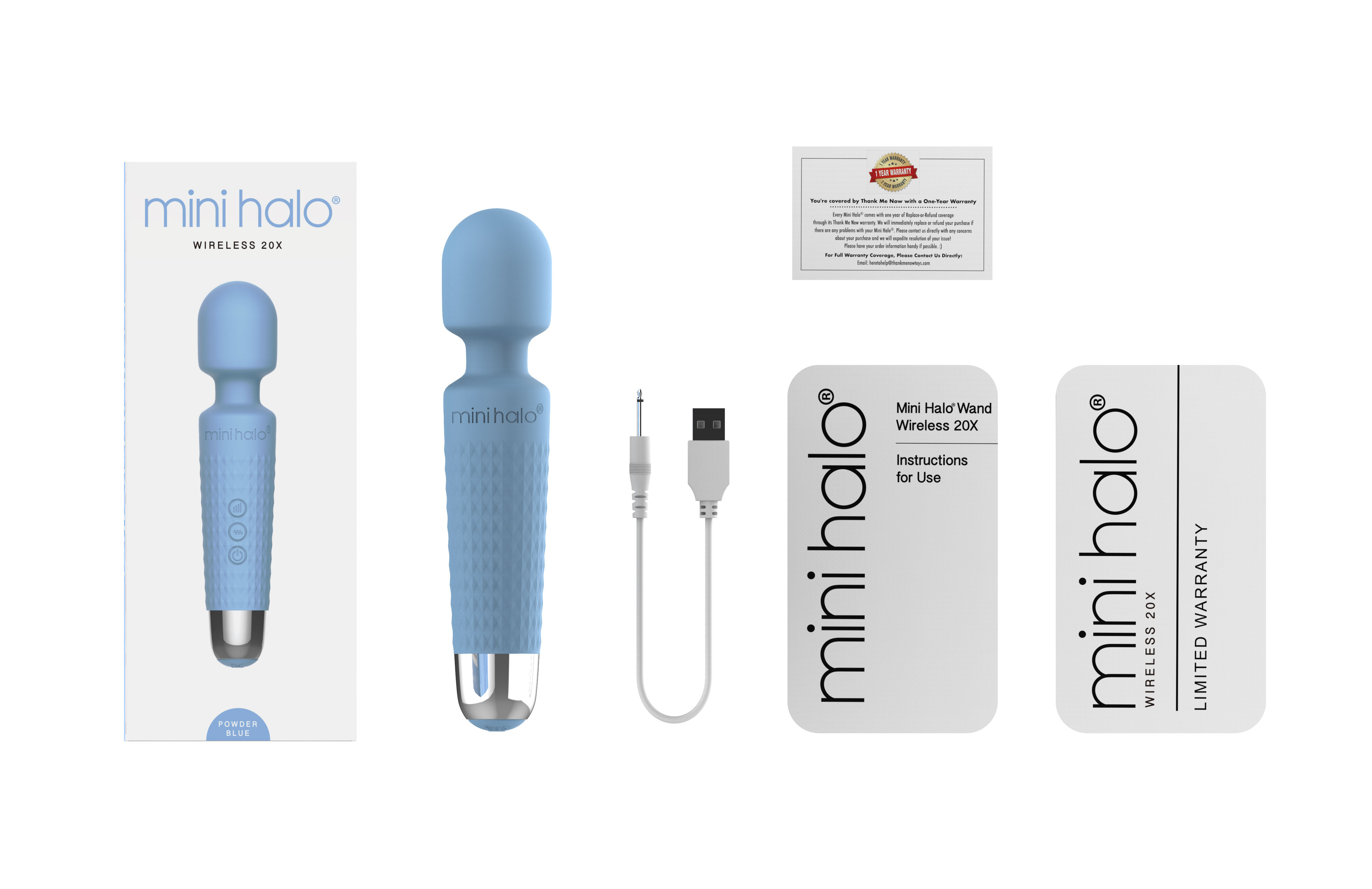 Mini Halo 20x Wireless Powder Blue