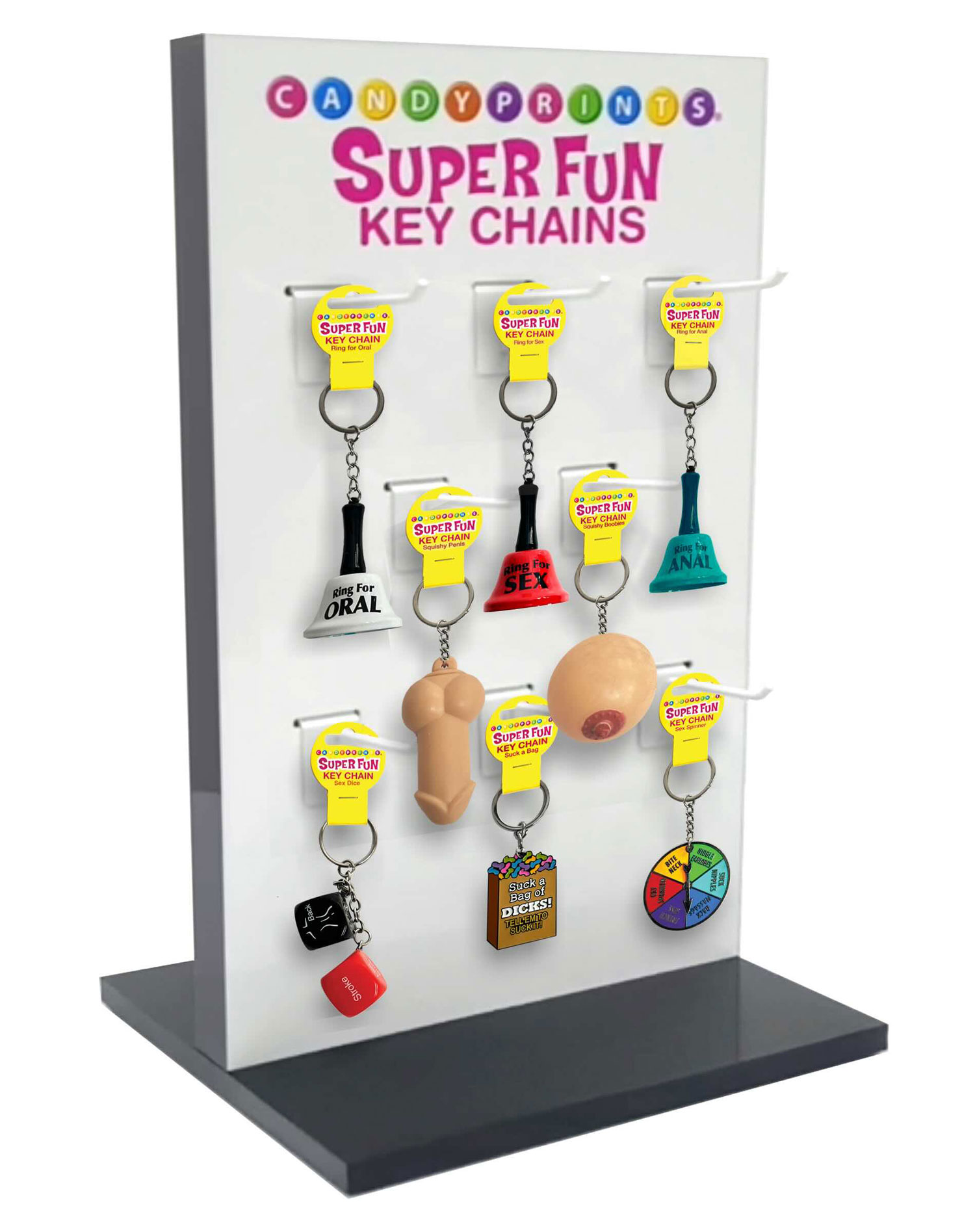 Super Fun Keychain Retail Spinner