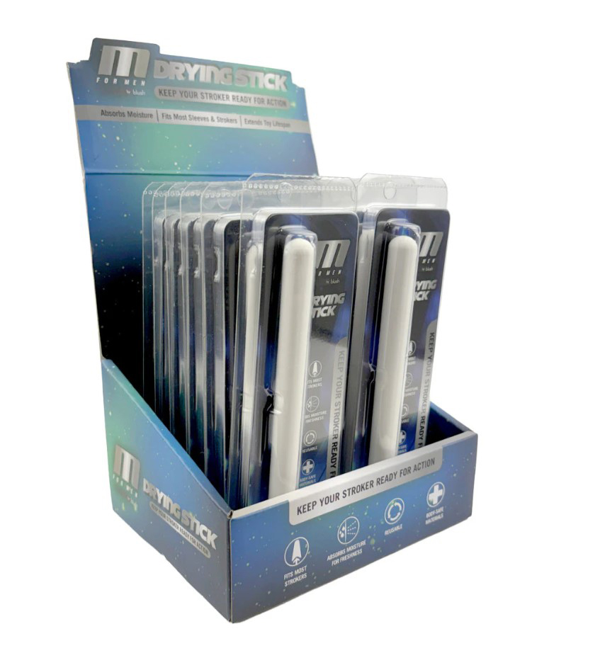 M for Men Drying Stick - 12 pcs Display
